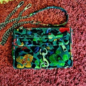 Rebecca Minkoff Velvet 🌺Floral🌺 Mini MAC (Rare)